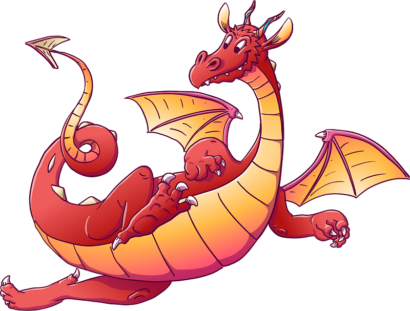 Cartoon Dragon - Free vector clipart images on clipart library.com