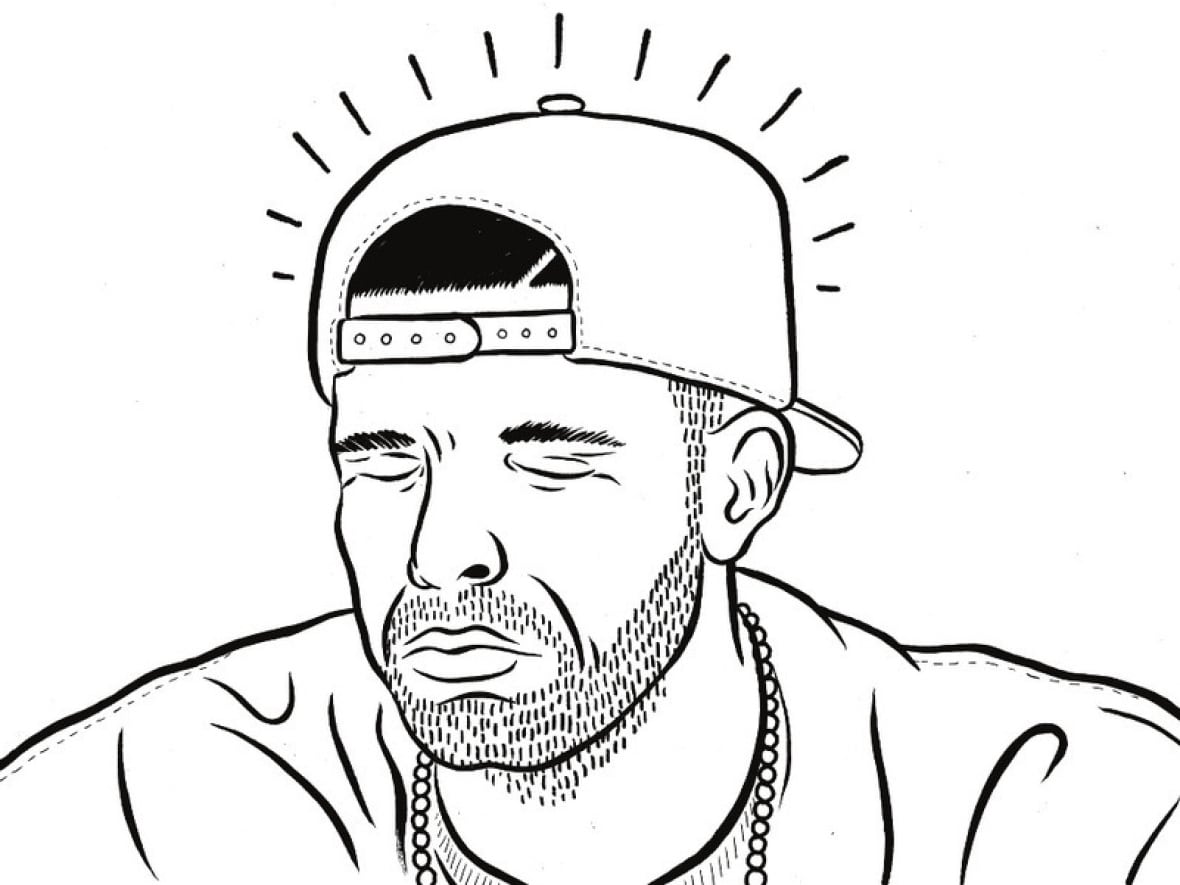 drake rapper coloring pages