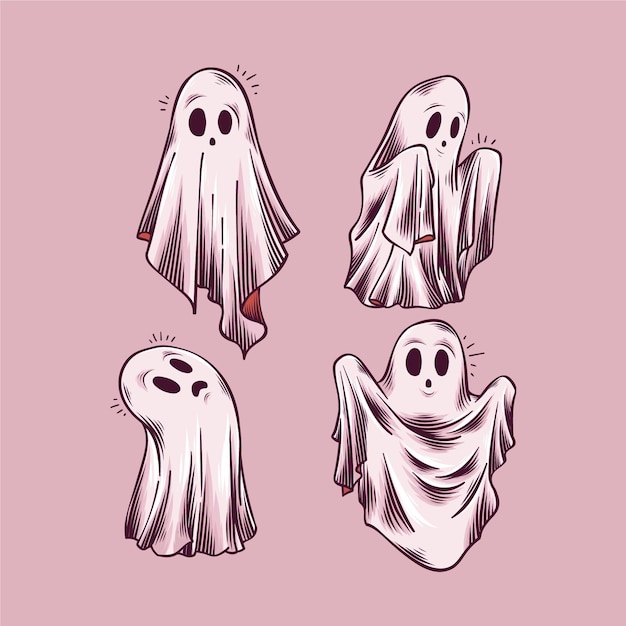 drawings of ghosts