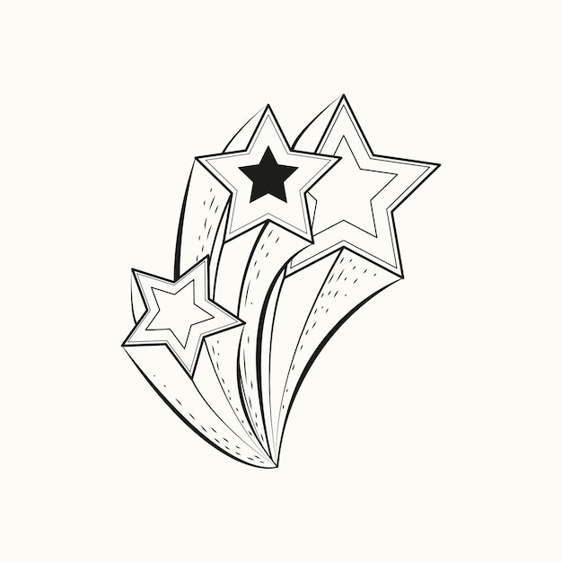 drawings of stars tattoos
