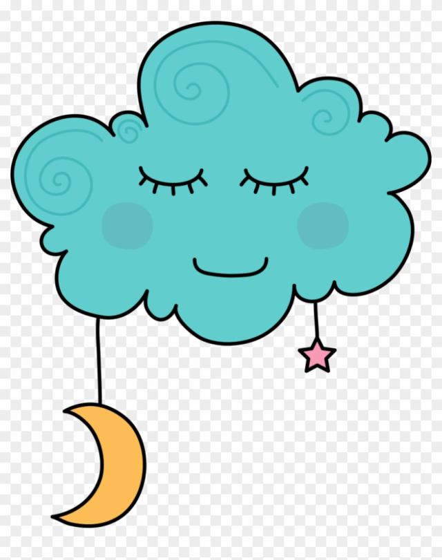 Free: Dreaming Clipart Cloud Cartoon - Sleeping Clouds Clipart ...