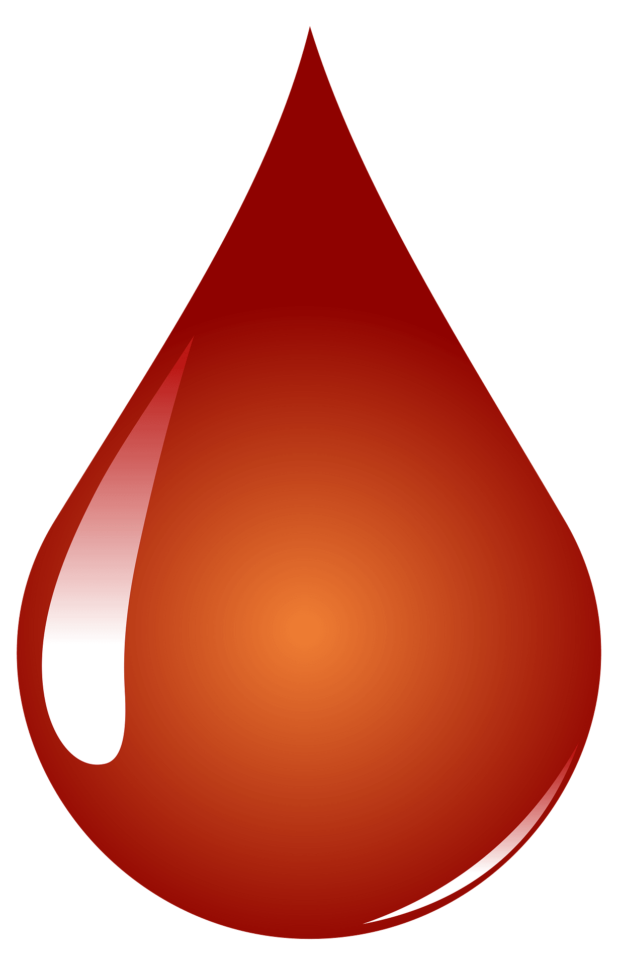 Single Orange Liquid Droplet - Free vector clipart images on ...