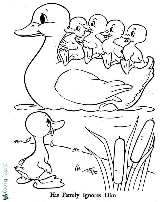 duckling coloring pages