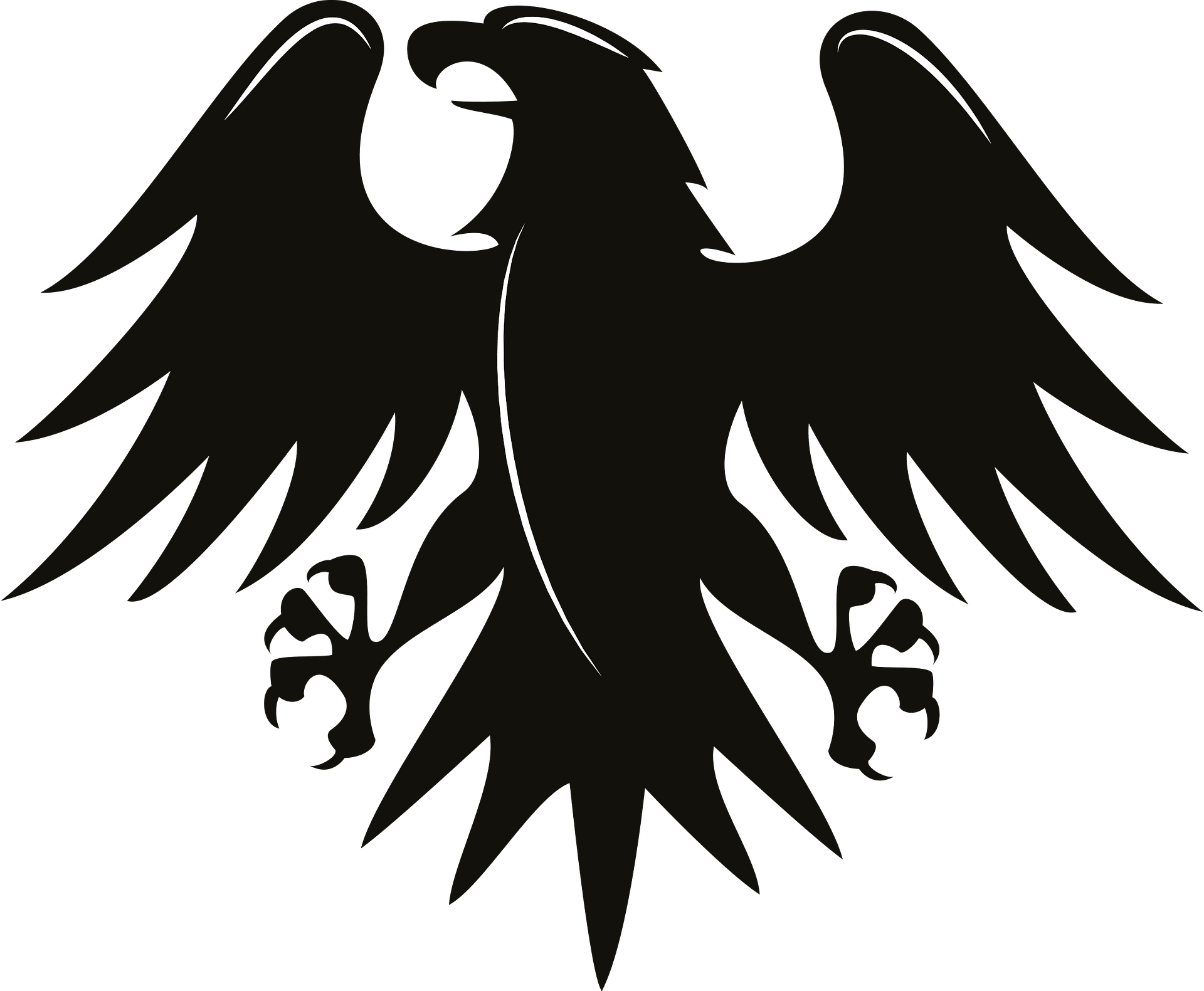 Black eagle - Free vector clipart images on clipart library.com