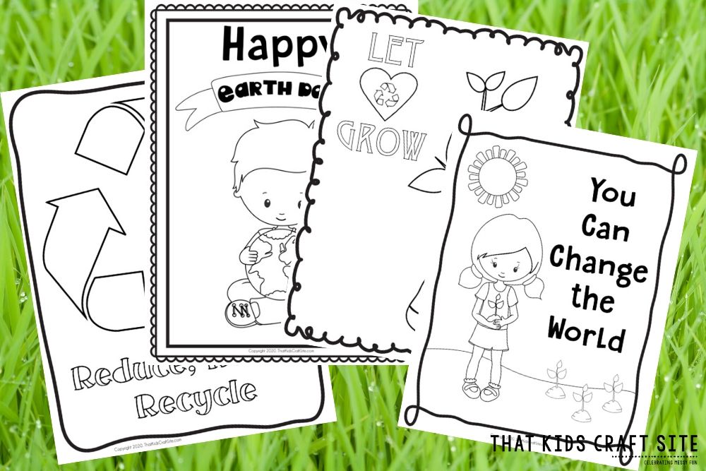 earth day coloring pages kindergarten