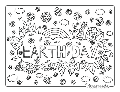 earth day coloring sheets