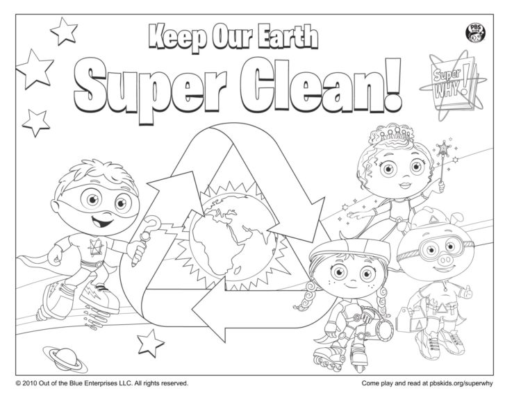 earth day pictures to color