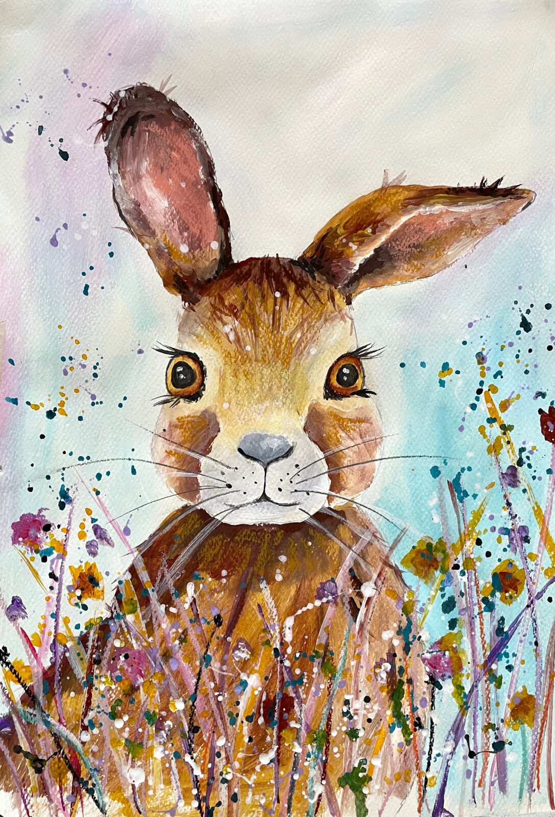 Easter Bunny Painting class for children aged 6-13 years VIDEO ...