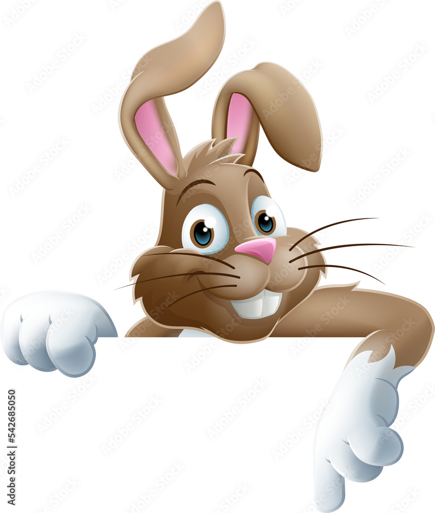 easter bunny cartoon pictures