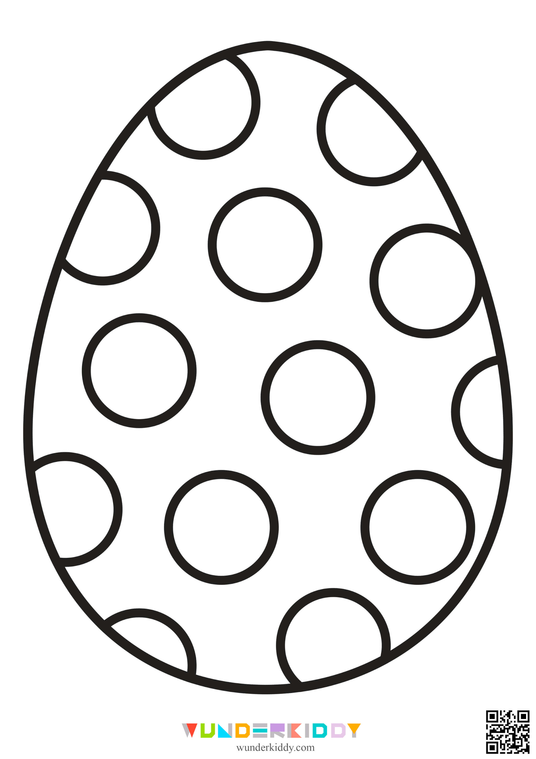 Easter 2025 egg templates