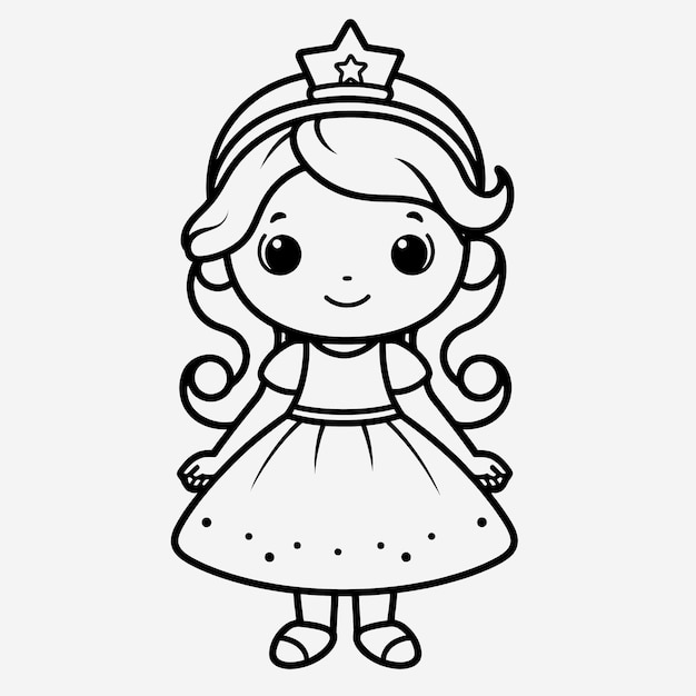 easy princess cliparts