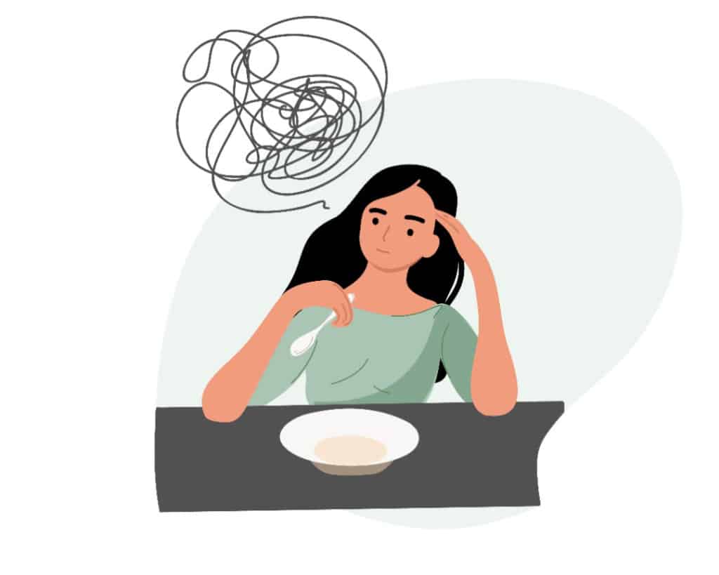 eating disorder clipart
