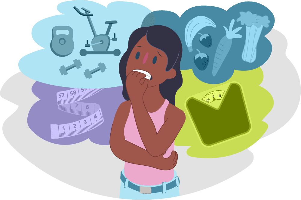 eating disorder clipart
