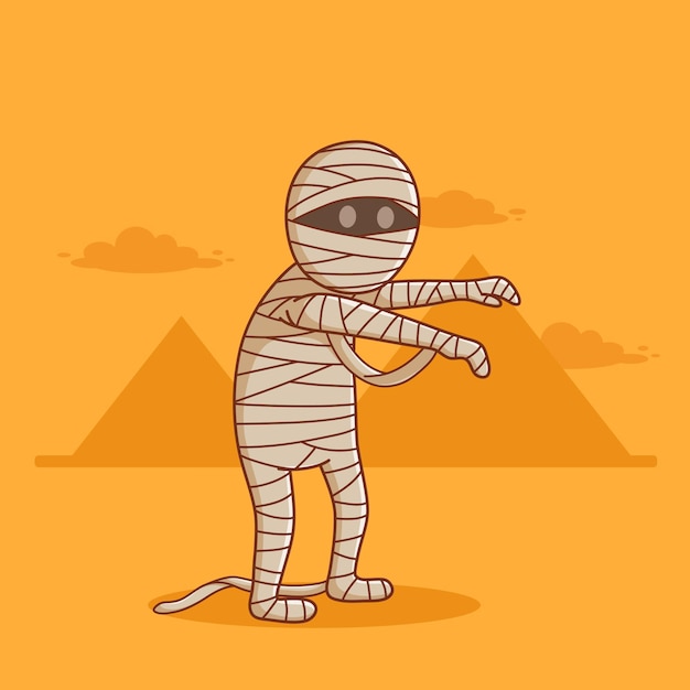 egyptian mummy cartoon