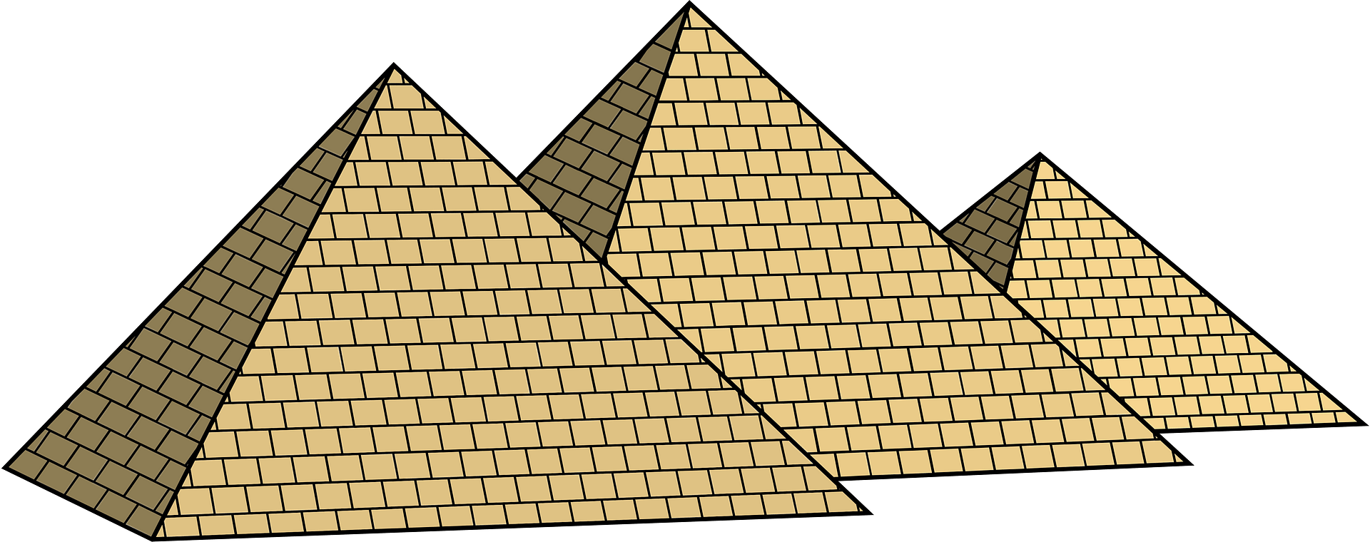 egyptian pyramid clipart