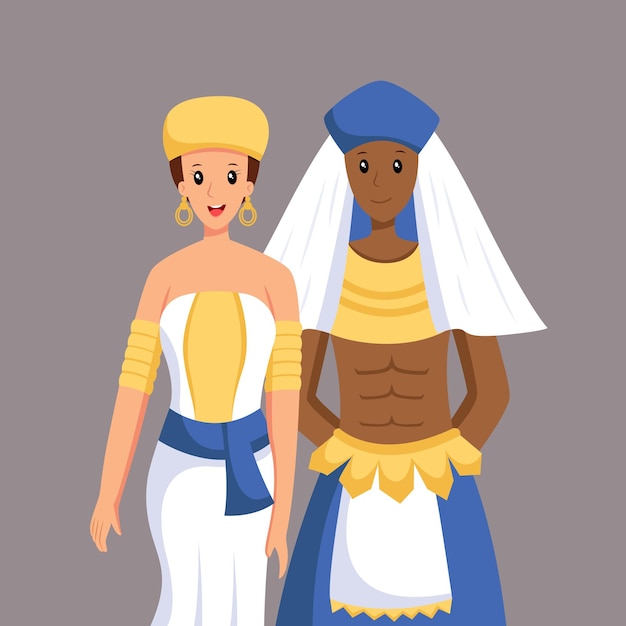 egyptian wedding cliparts