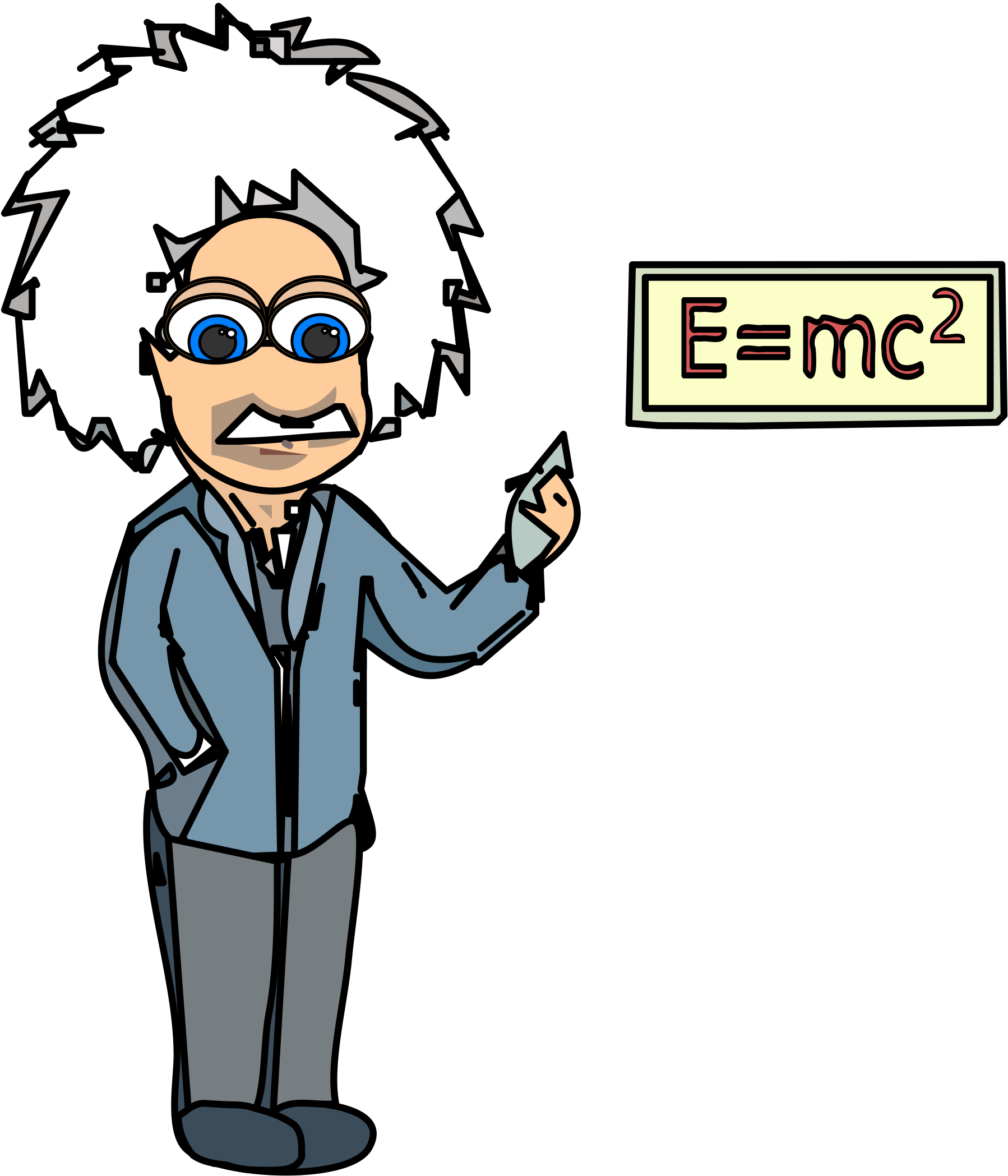 einstein cliparts equation