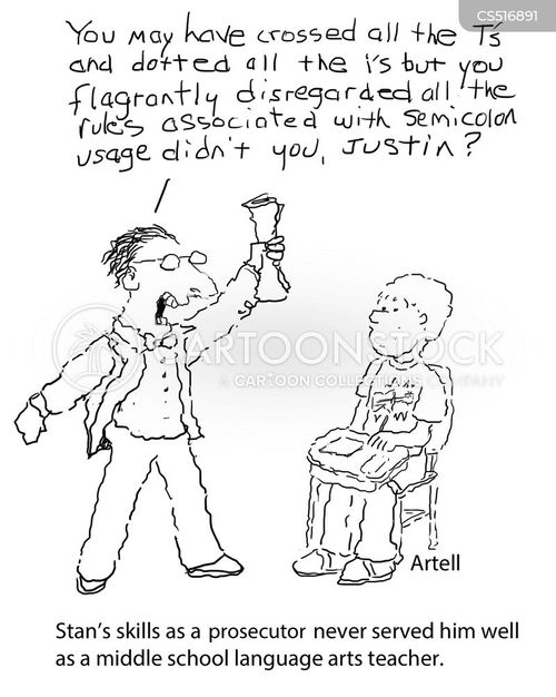 Language Arts Cartoons and Comics - funny pictures from CartoonStock