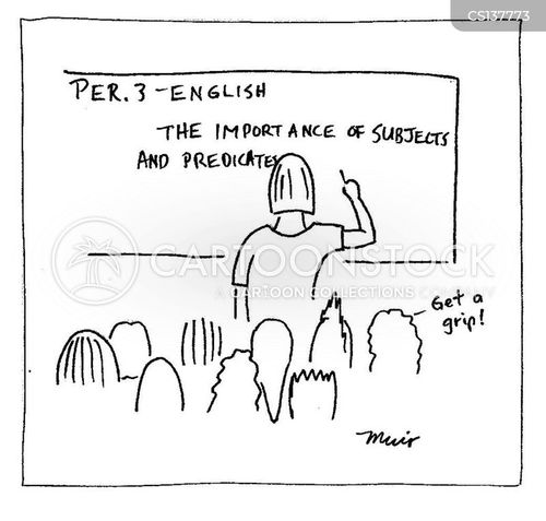 Language Arts Cartoons and Comics - funny pictures from CartoonStock