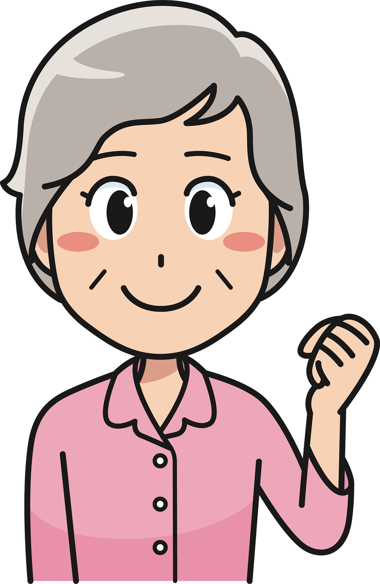 Man With Cane Clipart Transparent PNG Hd, Elderly Man Holding A ...