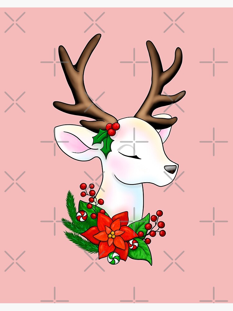 elegant reindeer cliparts