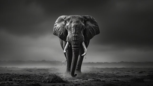Black And White Elephant-Bilder: Stock-Fotos &amp; -Videos. | Adobe Stock