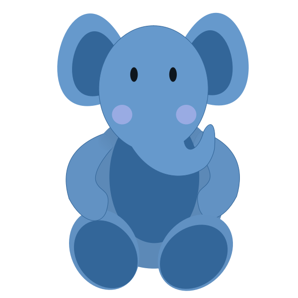 Baby Elephant Toy | Free SVG