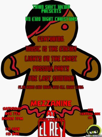 Emo Night Christmas featuring Music is the Enemy * Lights on the ...