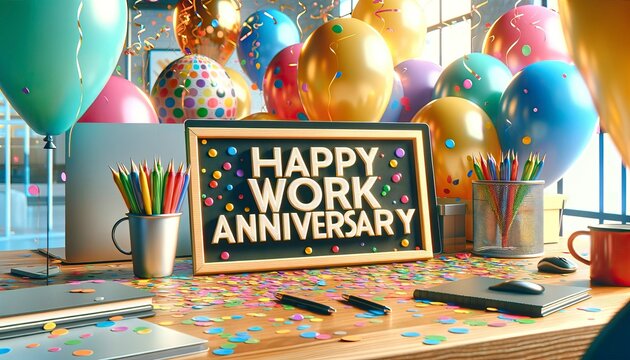 employee anniversary cliparts
