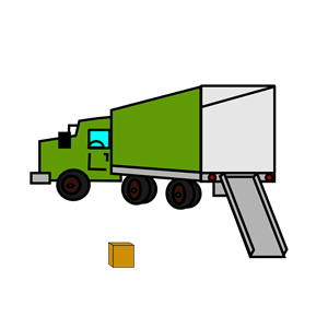 empty truck cliparts