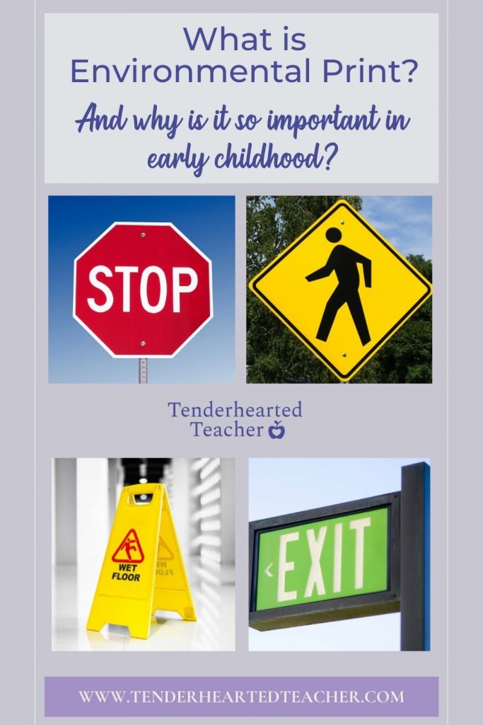What is Environmental Print? (And Why is It Important in Preschool?)