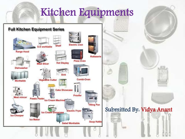 Kitchen equipments | PPT
