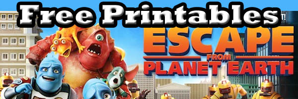 escape from planet earth coloring pages