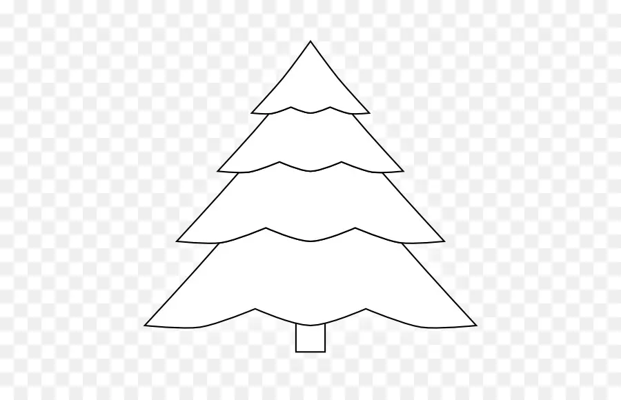 Christmas Tree - Christmas Tree Outline - CleanPNG / KissPNG