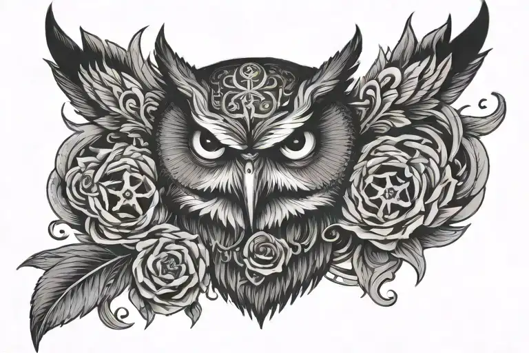 7 BAD OWL ideas | owl tattoo, owl tattoo design, dark tattoo