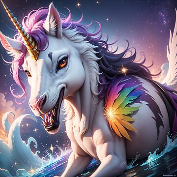 Evil Unicorn | Kunstdruck
