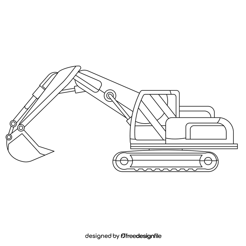 excavating equipment cliparts