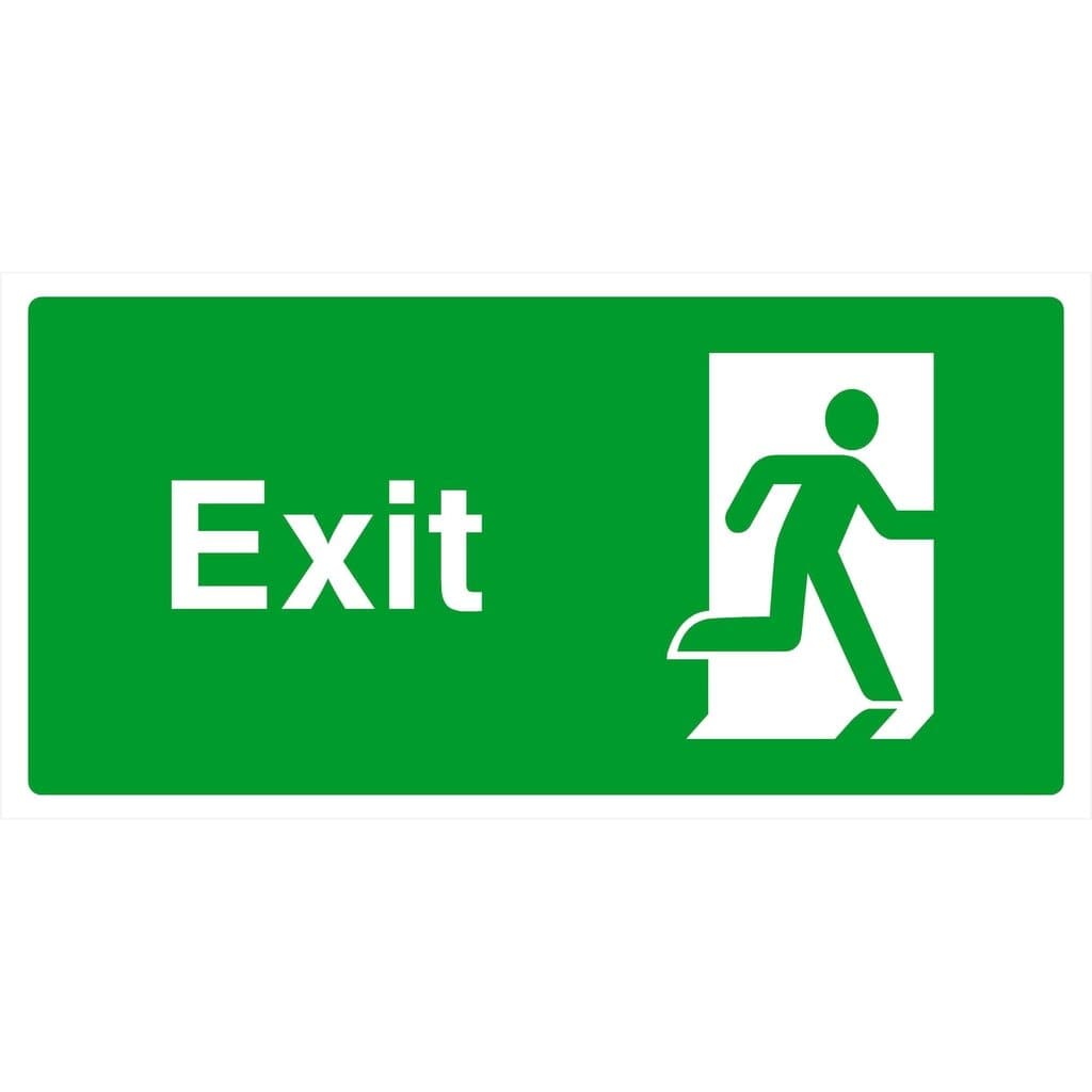 exit sign picture