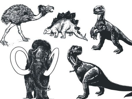 Extinct animal Free Vector Download | FreeImages