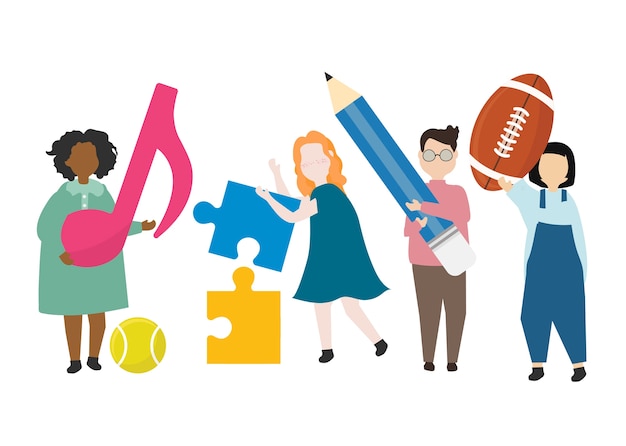 extracurricular activity cliparts