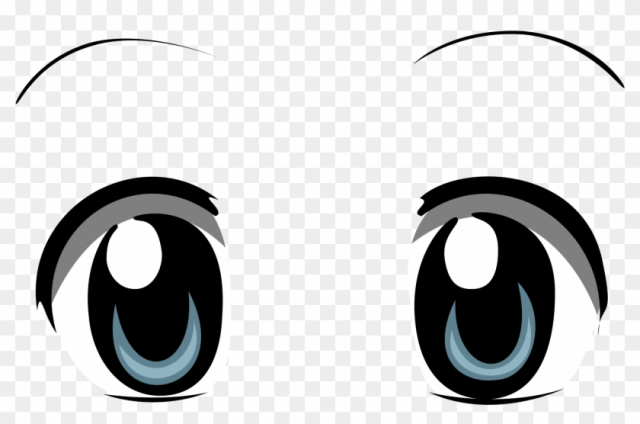 Simple Eye Graphic Drawing Vector Clipart / Outline &amp; Stamp ...