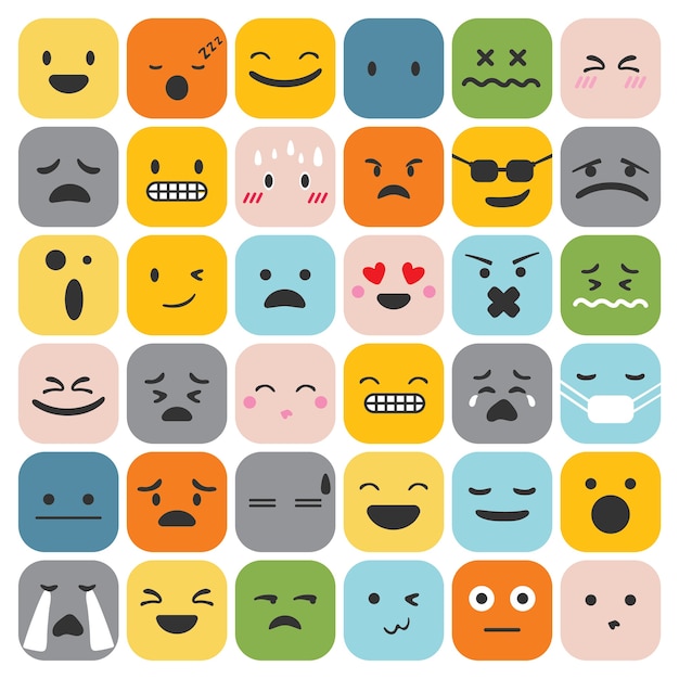 Emotion Face Vectors &amp; Illustrations for Free Download | clipart library