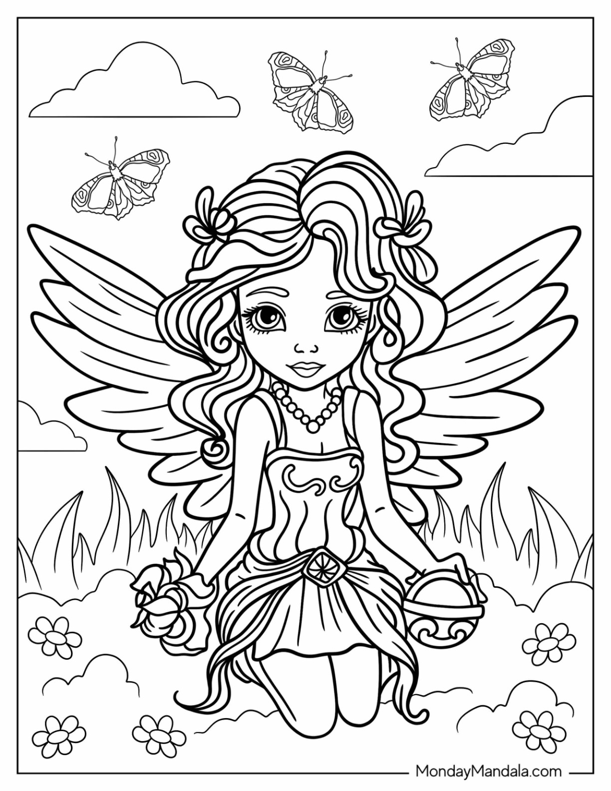 fairy color pages