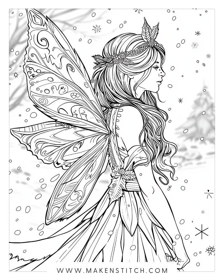 fairy pictures to color