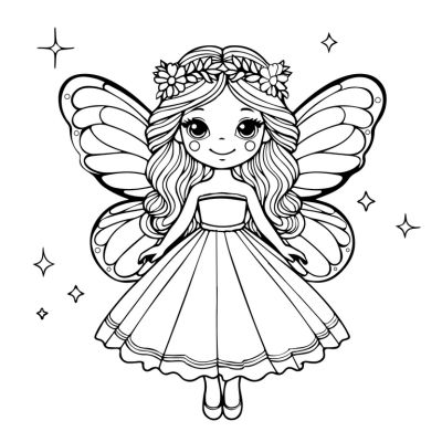 fairy pictures to color