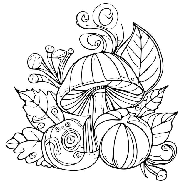fall halloween coloring pages