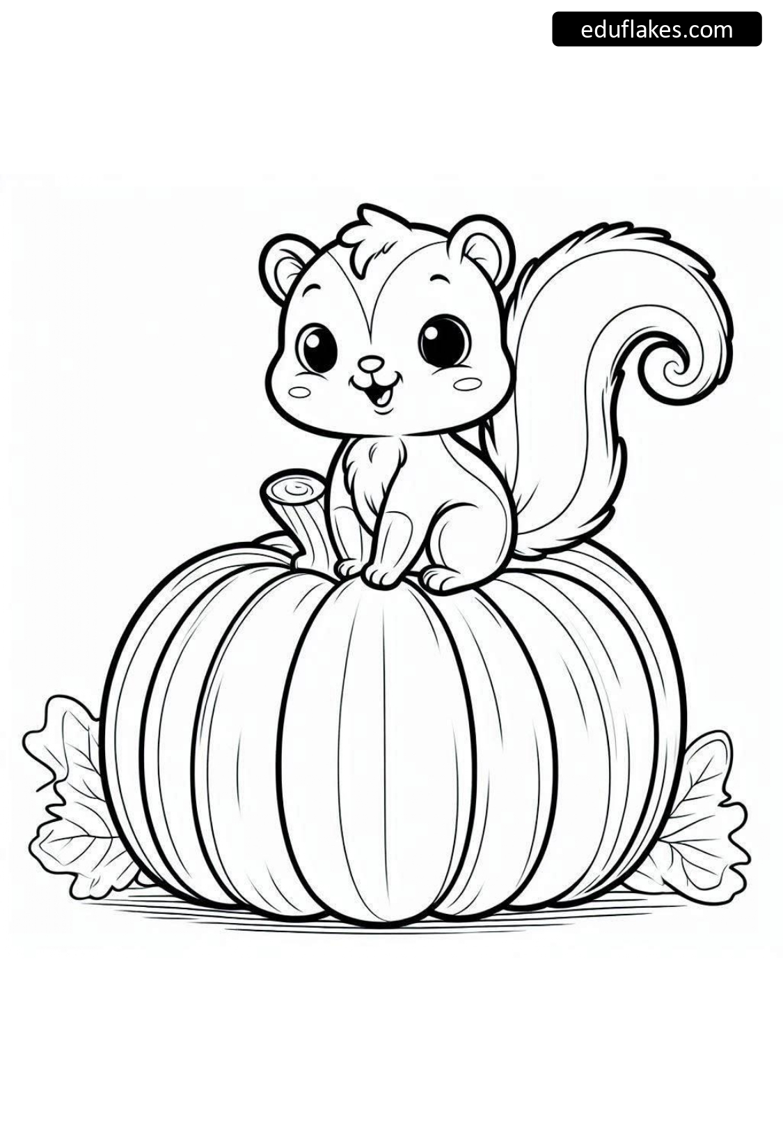 20 Cute Free Printable Fall Coloring Pages For Kids - Eduflakes