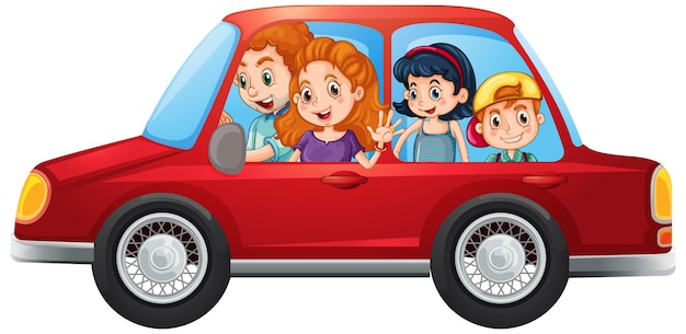 family cars cliparts