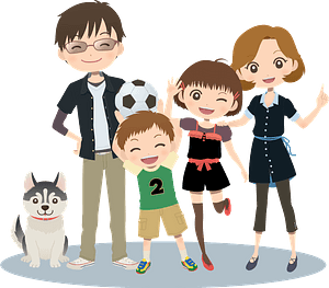 family dog cliparts