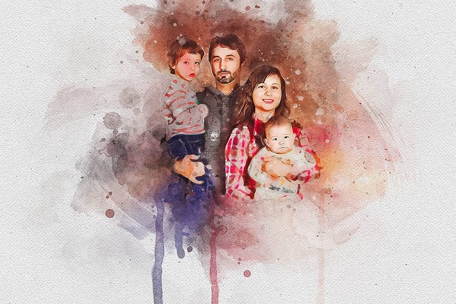 family photo art